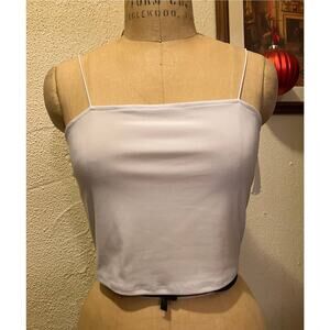 Open Edit Spaghetti Strap Cami Tank Top NWT Size M